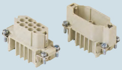 Lõi giắc ILME CD 15 cực + PE 10A - 250V - mã CDF 15, CDM 15