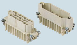 Lõi giắc ILME CD 25 cực + PE 10A - 250V - mã CDF 25, CDM 25