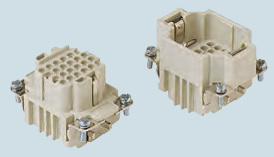 Lõi giắc ILME CDD 24 cực + PE 10A - 250V - mã CDDF 24, CDDM 24