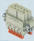 Lõi giắc ILME CSAH 10 cực + PE 16A - 250V SQUICH - mã CSAHF 10, CSAHM 10