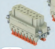 Lõi giắc ILME CSAH 16 cực + PE 16A - 250V SQUICH - mã CSAHF 16, CSAHM 16