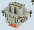 Lõi giắc ILME CSH 6 cực + PE 16A - 500V SQUICH - mã CSHF 06, CSHM 06