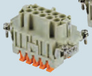 Lõi giắc ILME CSH 10 cực + PE 16A - 500V SQUICH - mã CSHF 10, CSHM 10