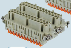 Lõi giắc ILME CSH 48 cực + PE 16A - 500V SQUICH - mã CSHF 24, CSHF 2 4 N