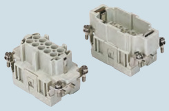 Lõi giắc ILME CCE 10 cực + PE 16A - 500V - mã CCEF 10, CCEM 10