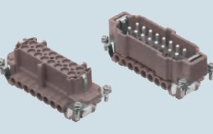 Lõi giắc ILME CNE...RY 16 cực + PE 16A - 500V - mã CNEF 16 RY, CNEM 16 RY
