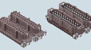 Lõi giắc ILME CNE...RY 48 cực + PE 16A - 500V - mã CNEF 24 RY, CNEF 24 RYN