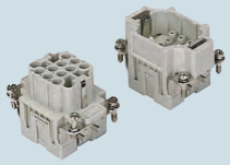 Lõi giắc ILME CQE 10 cực + PE 16A - 500V - mã CQEF 10, CQEM 10