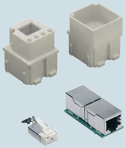 Module ILME MIXO mô-đun dùng cho 1 RJ45 + 4 cực giắc 10A - 250V - mã CX 01 JF **, CX 01 JM