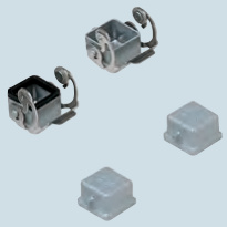 Vỏ/đế giắc ILME CKA và MKA vỏ/đế cỡ “21.21” standard metallic bản C-TYPE - mã CKA 03 VS, MKA V20