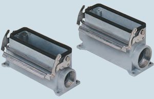 Vỏ/đế giắc ILME CV - CVA và MV - MVA vỏ/đế cỡ “77.27” V-TYPE cần gạt bản - mã CVP 16 L, MVP 16 L25