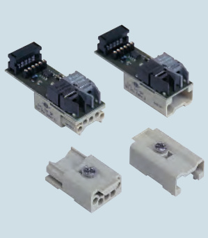 Lõi giắc ILME CXL 2 cực fibre optics + 4 cực 10A max - 25V/0,8kV/3 + PE tùy chọn - mã CXL 2/4 SF, CXL 2/4 SM