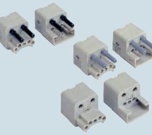 Lõi giắc ILME CXL 2 cực fibre optics + 4 cực 10A max - 25V/0,8kV/3 + PE tùy chọn - mã CXL 2/4 PF, CXL 2/4 PM