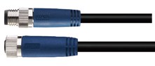 Giắc cắm WAIN M8 Circular Connector (30/60V 4A) – 1.5m 3x0.25PVC M8-M03-T/F03-T-1.5-PVC