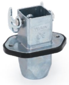 Giắc cắm WAIN 3A Metal hoods/housings (EMC) (Degree of protection： IP65) – EMC.H3A-CCT/BK-1L/W-M20