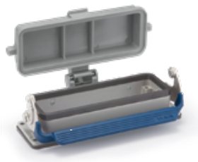 Giắc cắm WAIN 24B Metal hoods/housings (Degree of protection： IP65) – H24B-BK-1L/SC