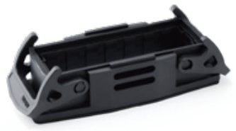 24B Modular type plastic hoods/housings WAIN – HM24B.P-BK-2L