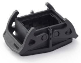 Giắc cắm WAIN 6B Modular type plastic hoods/housings (Degree of protection： IP65) – HM6B.P-BK-2L