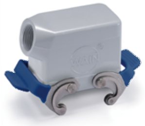 Giắc cắm WAIN HV10B Metal hoods/housings (Degree of protection： IP65) – HV10B-SE-2L/SC-M20