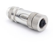 Giắc cắm WAIN M12-B Circular Connector (125/250V 4A) – M12-F04B-T-D6-SH