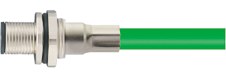 Giắc cắm WAIN M12-D Circular Connector (250V 4A) – M12-M04D-BK-PG9-PFN