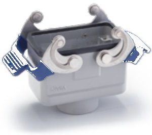 Giắc cắm WAIN 10B Metal hoods/housings (Degree of protection： IP67) – WV10B-CCT-2L/SC-M20